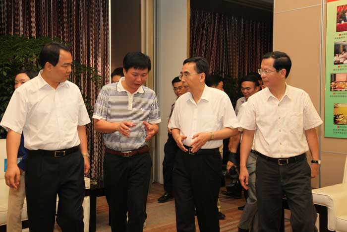 Der Provinzgouverneur Zhu Xiaodan besuchtete Jieyang