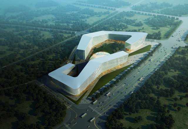 Das Zentrum der Sino-German Metal Eco City